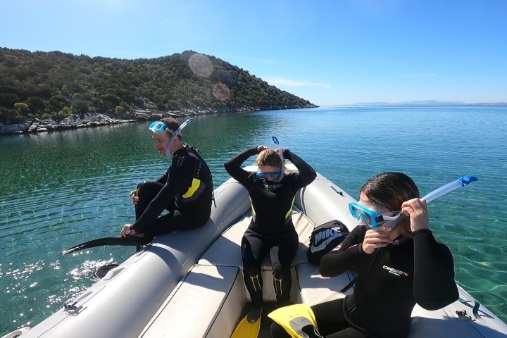 Snorkeling boat trip in Nea Makri-Schinias
