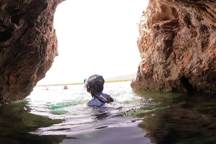 Cavern snorkeling