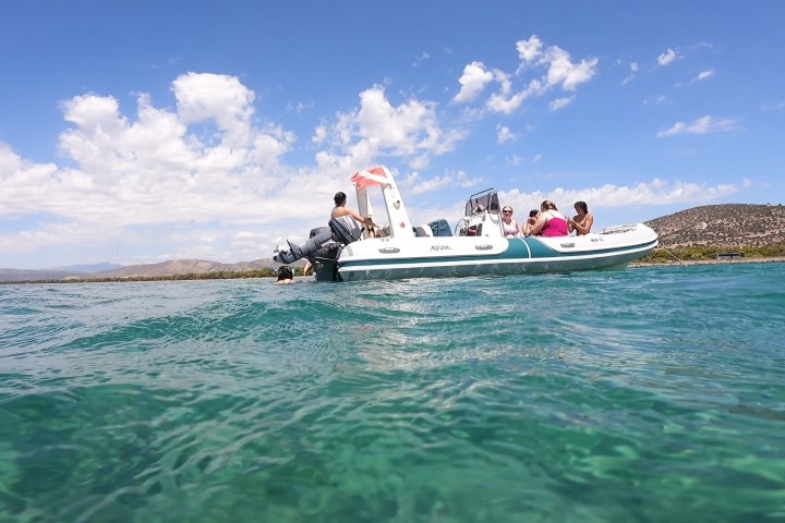 Snorkeling boat trip in Nea Makri.