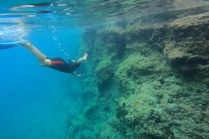 Snorkeling in Marathon Cape.